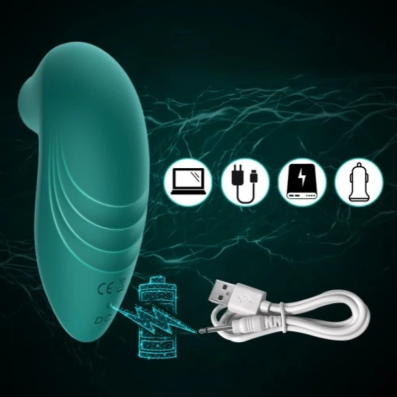 PLEASURE GREEN - USB Clit&Nipple Massager 4