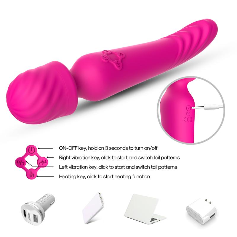 PASSION PINK - Clit&Penis Massager USB
