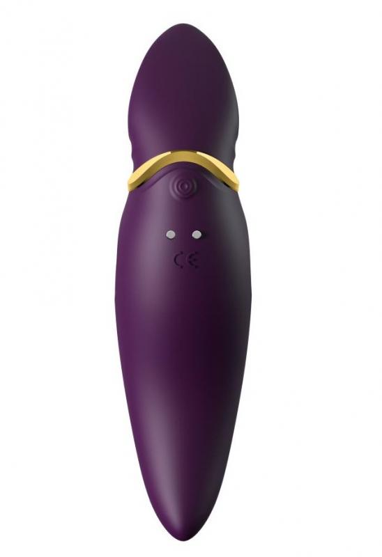 ZALO HERO™ PURPLE Swarovski - Clit&Penis Massager USB