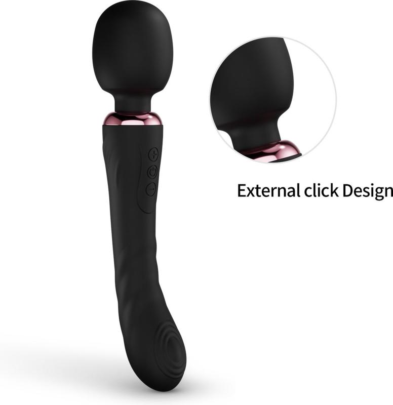 CHAR DOUBLE BLACK - Clit&Penis Massager USB