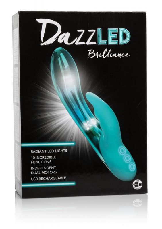 DAZZLED GREEN - 10 funkcí vibrací  USB