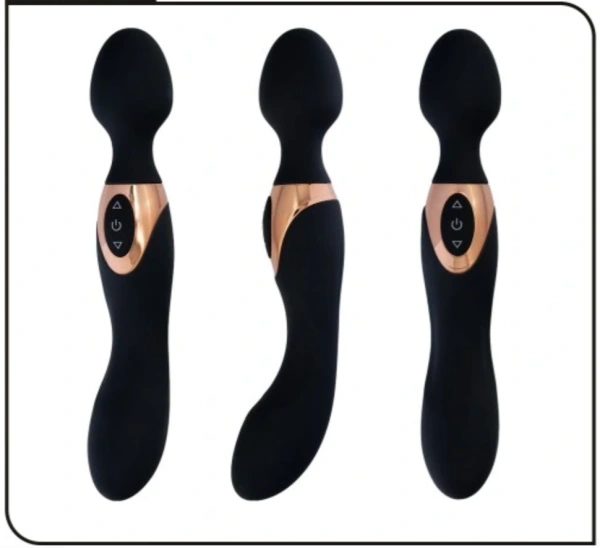 DOUBLE BLACK 2 - Clit&Penis Massager USB 5