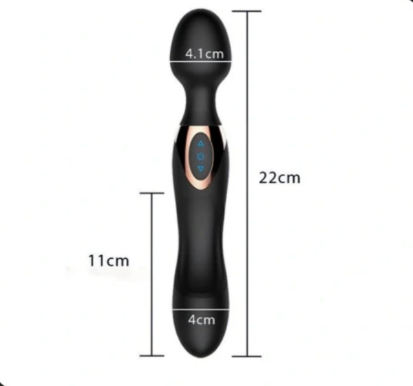 DOUBLE BLACK 2 - Clit&Penis Massager USB 9