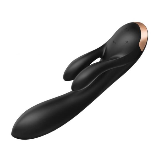 DOUBLE BLACK APP - 50 funkcí vibrací USB