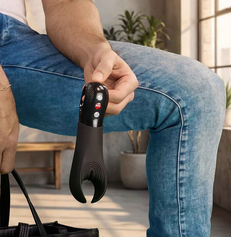 PENIS MASTURBATOR - 12 funkcí vibrací USB 10