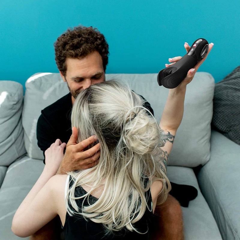 PENIS MASTURBATOR - 12 funkcí vibrací USB 9