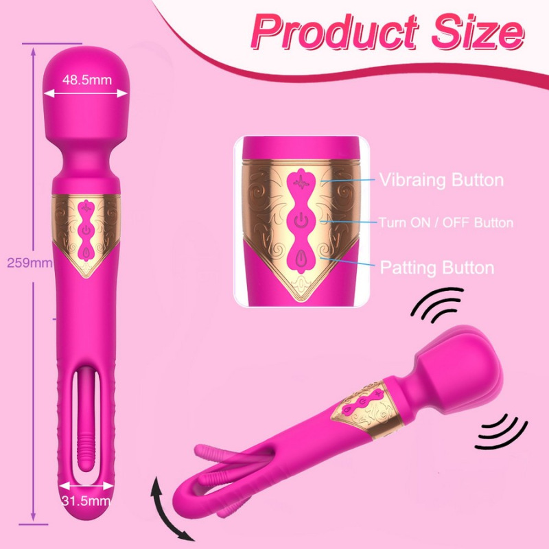 MAGIC 2 PINK - Clit&G-Spot&Penis Massager USB 2