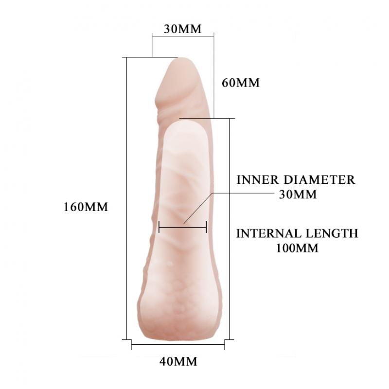 BIG MAN - Návlek s prodloužením penisu