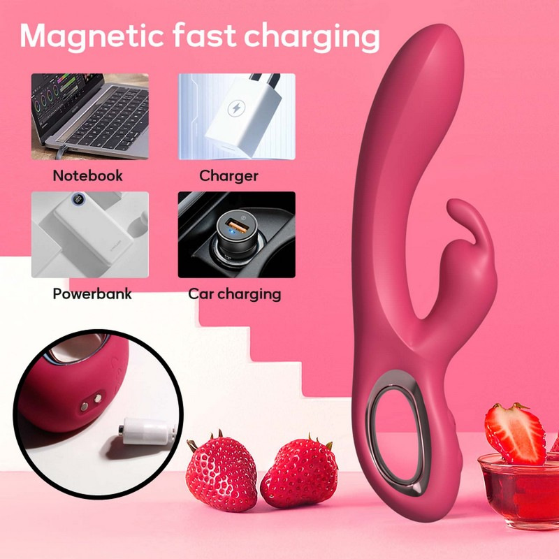 LUX PINK - 10 funkcí vibrací USB 5