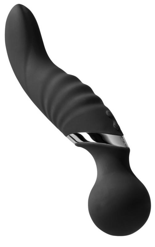 LOVEWAVE WAND BLACK - Clit&Penis Massager USB