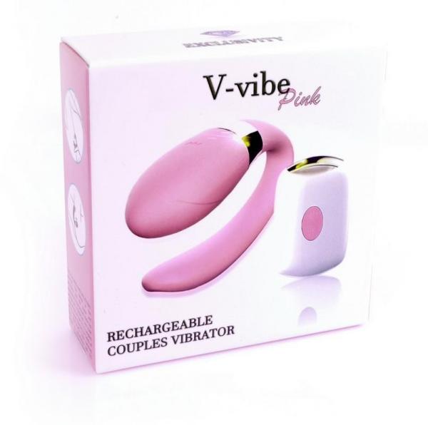 V VIBE PINK - Párový Vibrátor USB