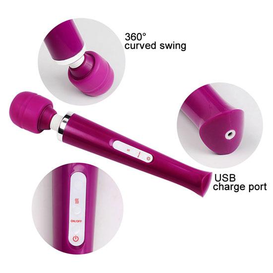 MAGIC PURPLE XXL - Clit&Penis Massager USB