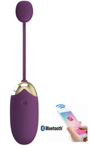 ABER PURPLE BLUETOOTH - 12 funkcí vibrací USB