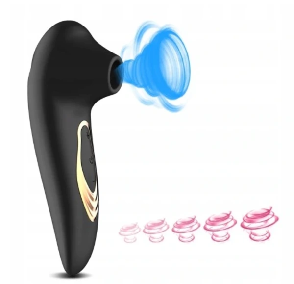 PLEASURE BLACK - USB Clit&Nipple Massager 6
