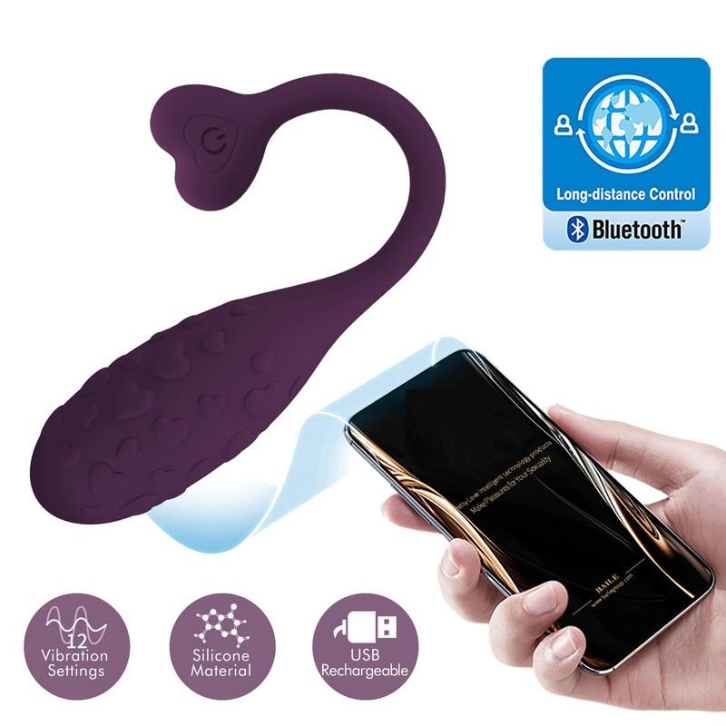 ABER 2 PURPLE BLUETOOTH - 12 funkcí vibrací USB