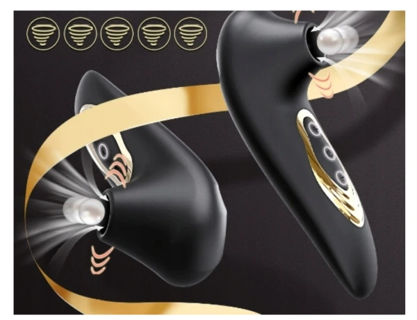 PLEASURE BLACK - USB Clit&Nipple Massager 2