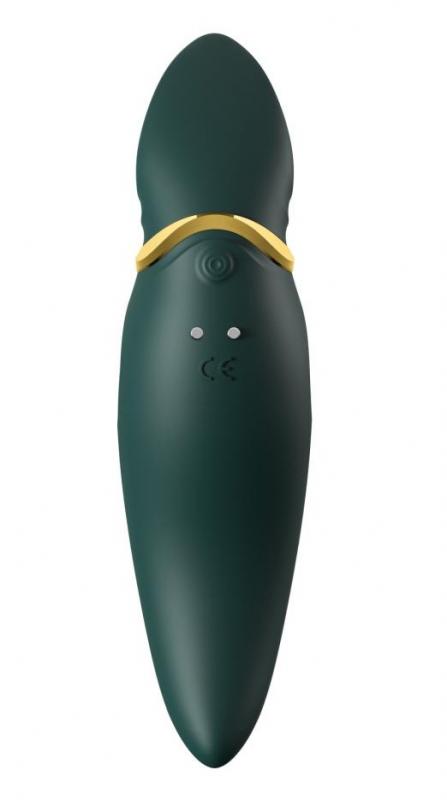 ZALO HERO™ GREEN Swarovski  - Clit&Penis Massager USB