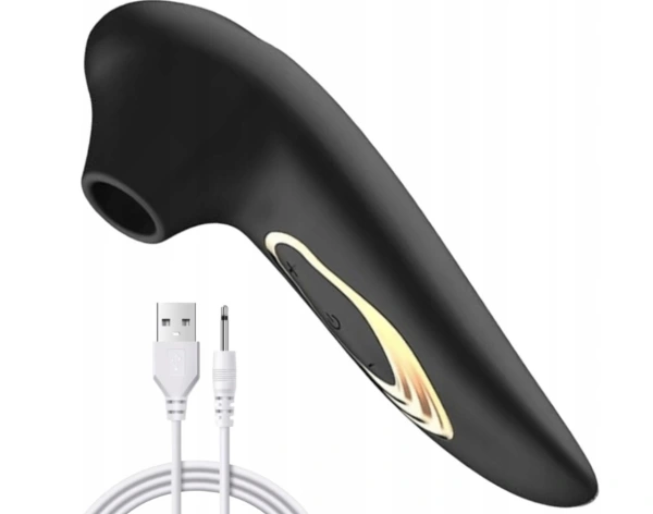 PLEASURE BLACK - USB Clit&Nipple Massager 1